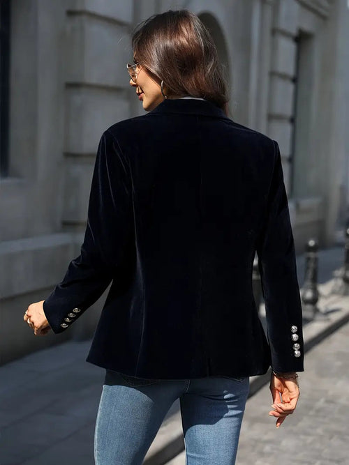 Elegant Blazer | Luxurious Velvet Jacket for Stylish Sophistication