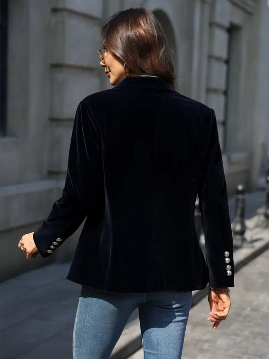 Elegant Blazer | Luxurious Velvet Jacket for Stylish Sophistication