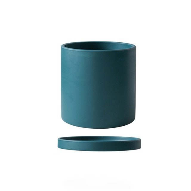 Elegant White Ceramic Planter for Contemporary Spaces