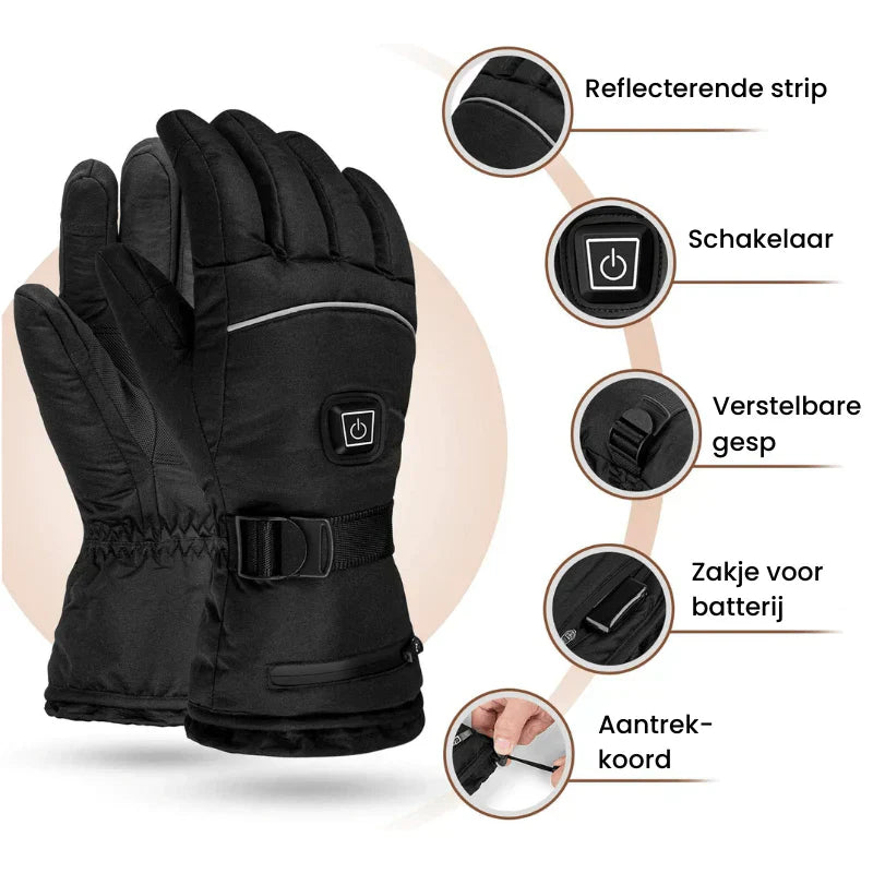 Heated Waterproof Gloves for All – ThermoGrip with 3 Heat Settings & Touchscreen