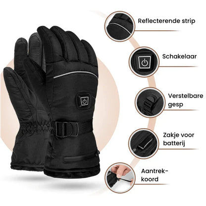 Heated Waterproof Gloves for All – ThermoGrip with 3 Heat Settings & Touchscreen