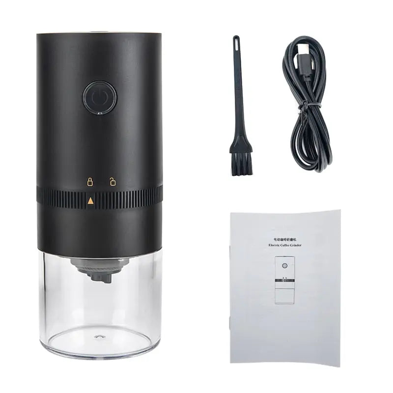 Portable Electric Coffee Grinder | Customizable Grind Levels | USB Rechargeable