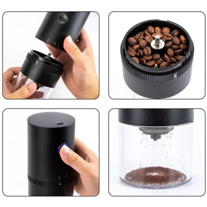 Portable Electric Coffee Grinder | Customizable Grind Levels | USB Rechargeable