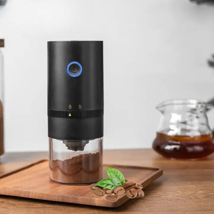 Portable Electric Coffee Grinder | Customizable Grind Levels | USB Rechargeable