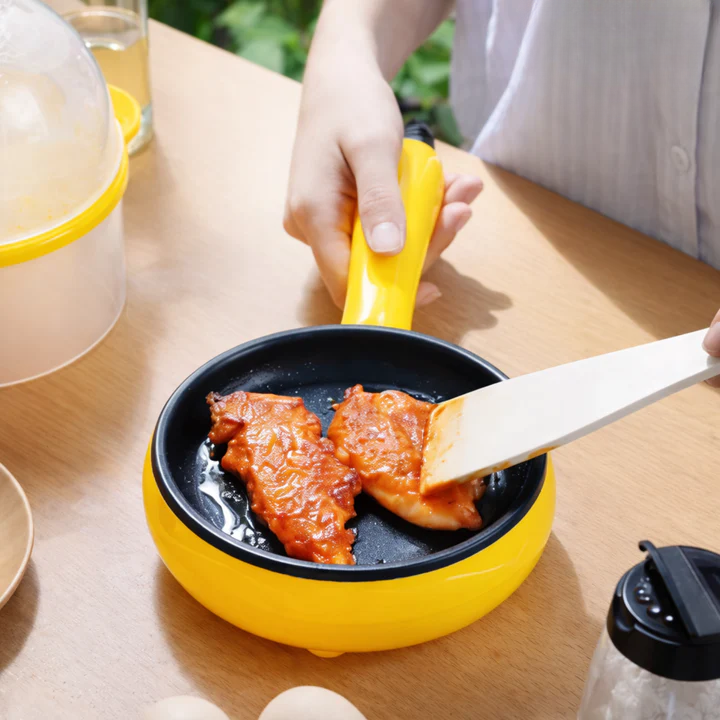 Compact Electric Frying Pan | Non-Stick | Safety Shut-Off