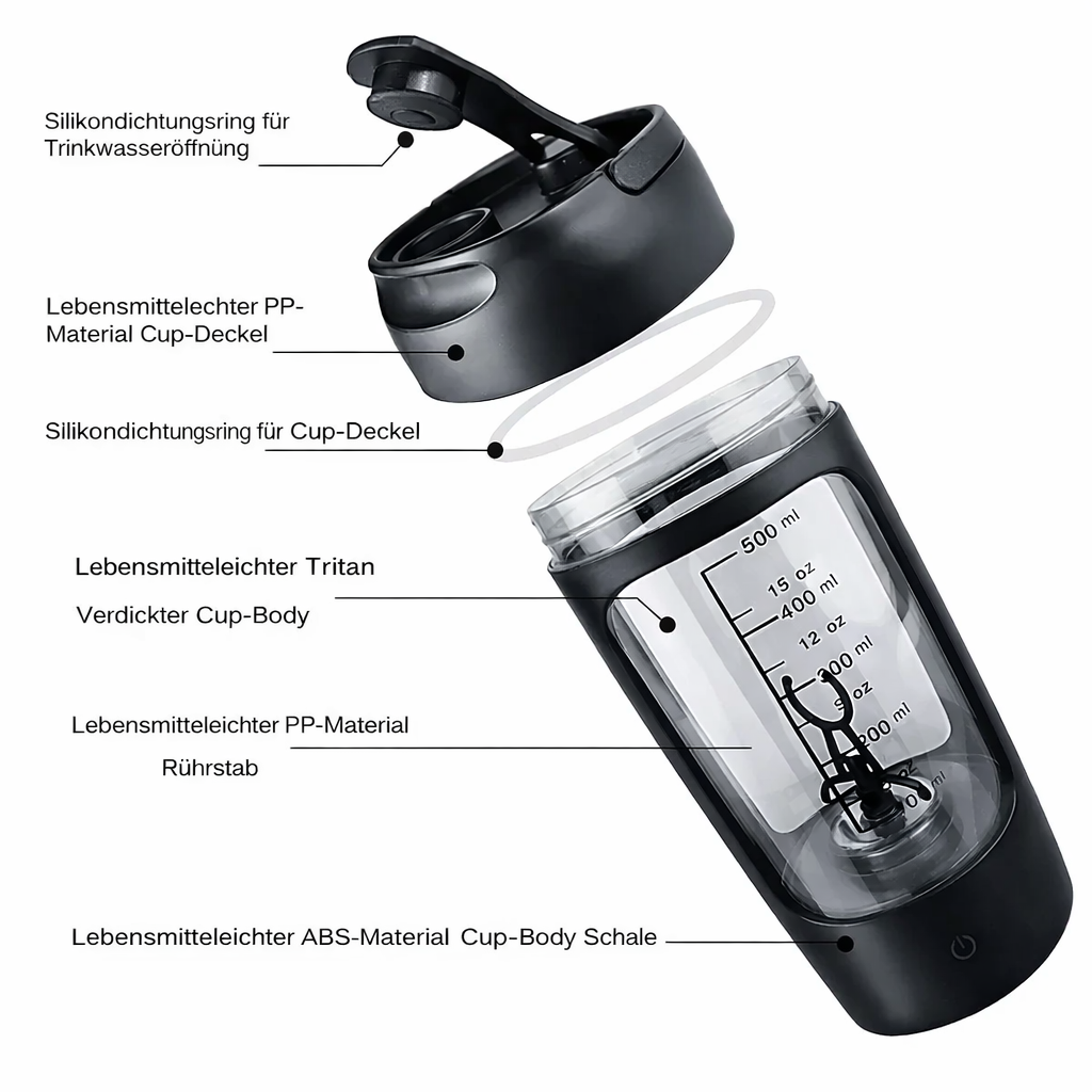 Smart Shake Pro: Automatic Blender Bottle for Smooth Drinks