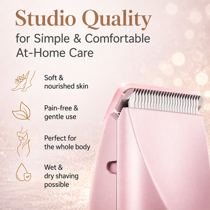 Effortless Electric Shaver for Women | 2-in-1 Grooming Tool