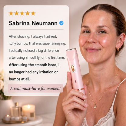 Effortless Electric Shaver for Women | 2-in-1 Grooming Tool