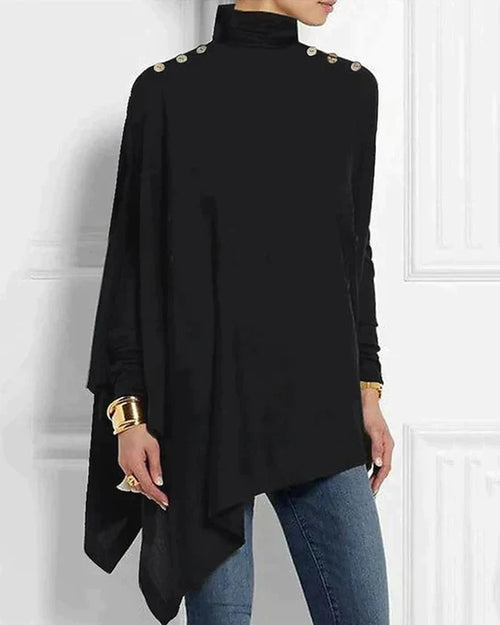 Versatile Long Sleeve Turtleneck Blouse for Every Occasion