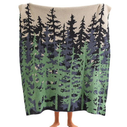 Nature's Embrace: Cozy Knit Throw Blanket for Every Occasion