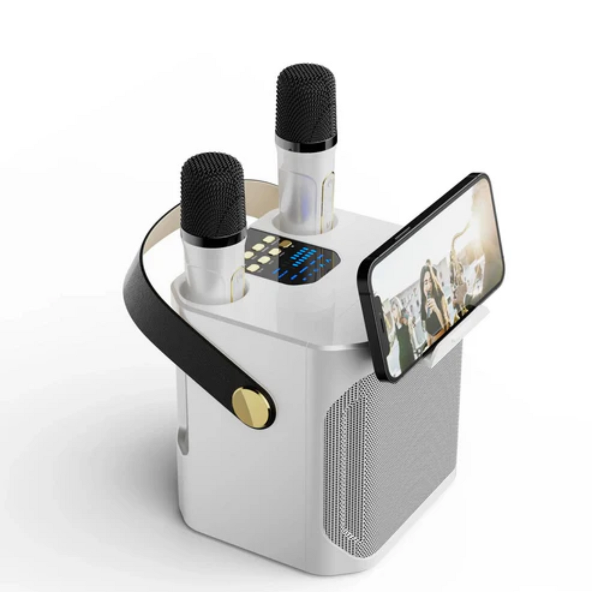 Compact Bluetooth Speaker with Karaoke Feature
