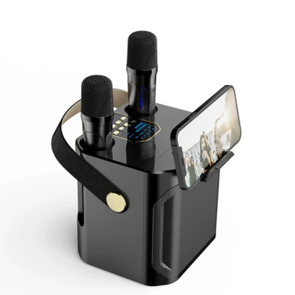 Compact Bluetooth Speaker with Karaoke Feature