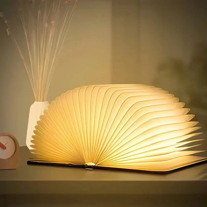 Touch-Control Ambient Light - LED Table Lamp in Book Design