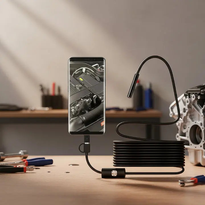SmartScope Pro | 5m Flexible Inspection Camera | HD Clarity