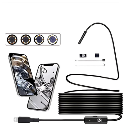Versatile Inspection Camera with Adjustable LED Lighting