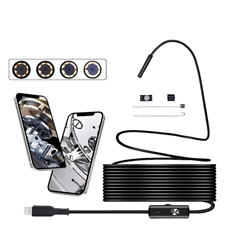 Versatile Inspection Camera with Adjustable LED Lighting