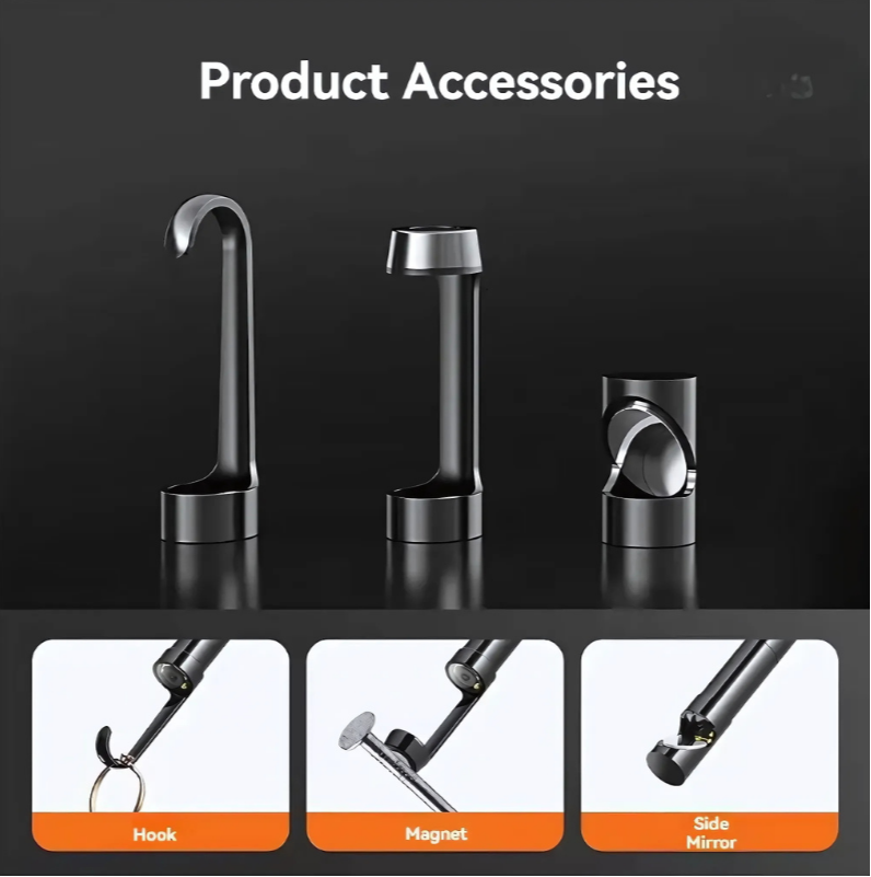 Versatile Inspection Camera with Adjustable LED Lighting