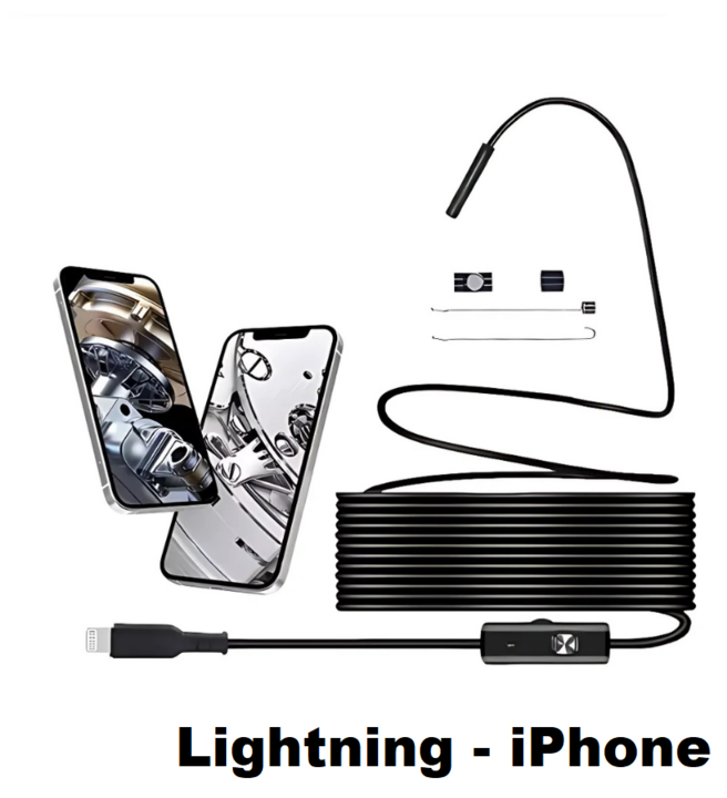 Versatile Inspection Camera with Adjustable LED Lighting