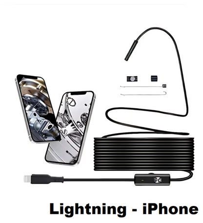 Versatile Inspection Camera with Adjustable LED Lighting