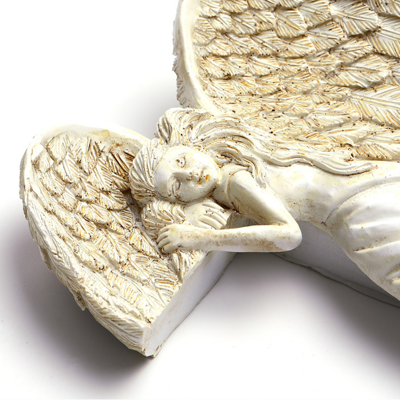 Resin Door Frame Decoration with Angel Wings