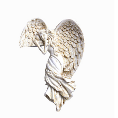 Resin Door Frame Decoration with Angel Wings