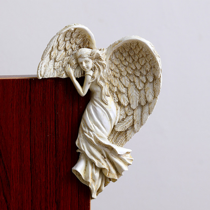 Resin Door Frame Decoration with Angel Wings