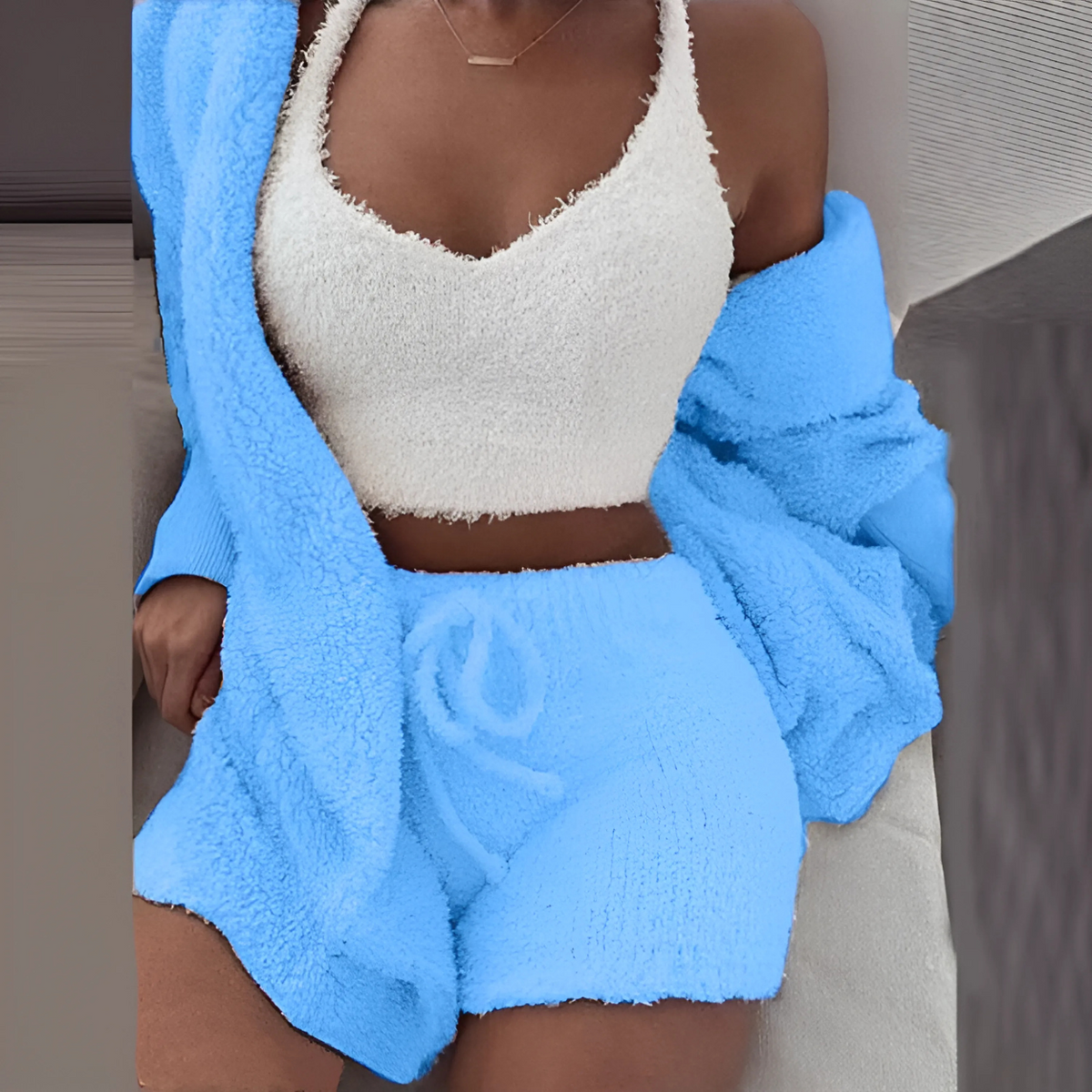 Cozy Women's Sleepwear Set for Relaxing at Home