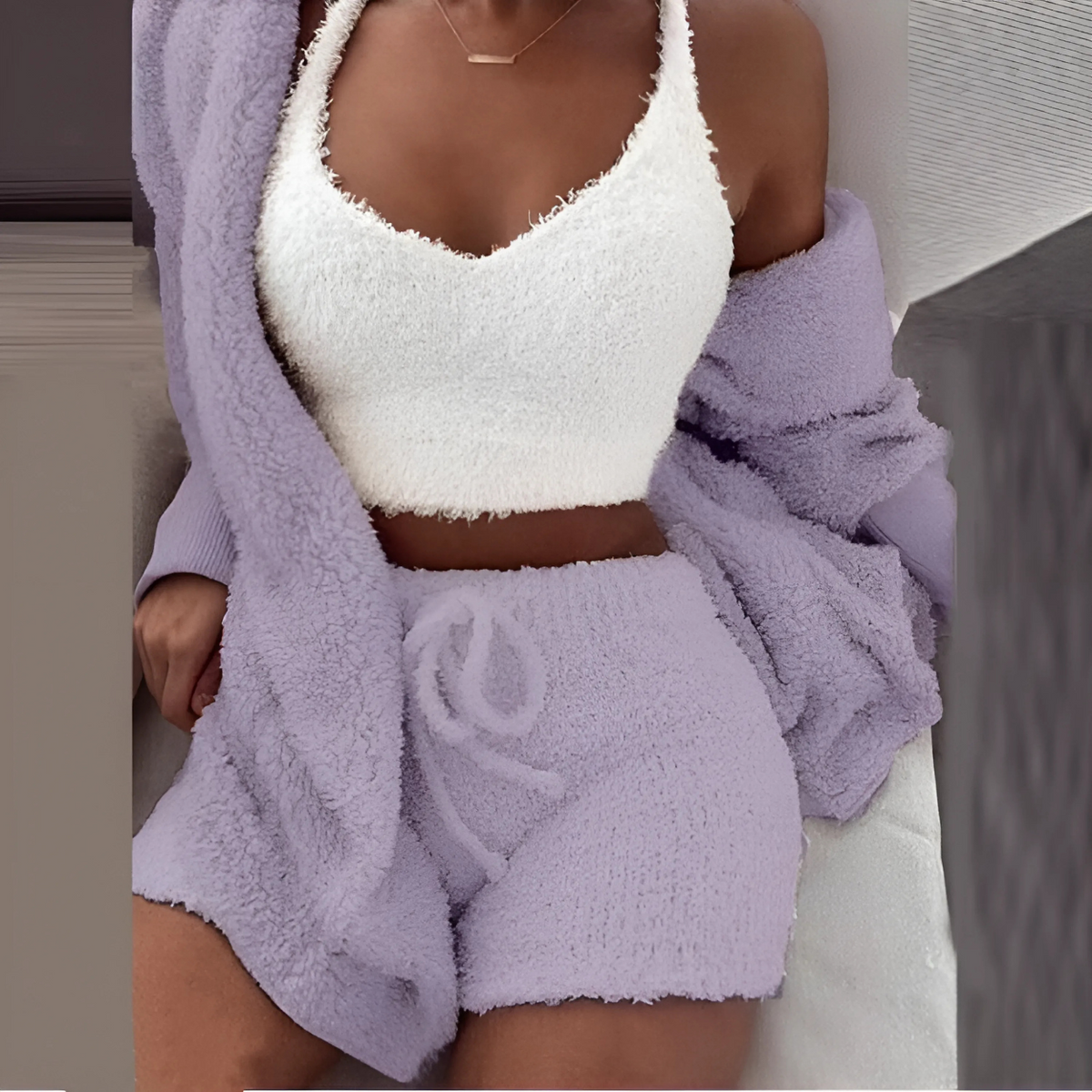 Cozy Women's Sleepwear Set for Relaxing at Home