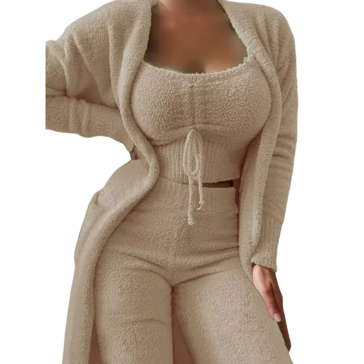 Cozy Velvet Sleepwear Set for Ladies