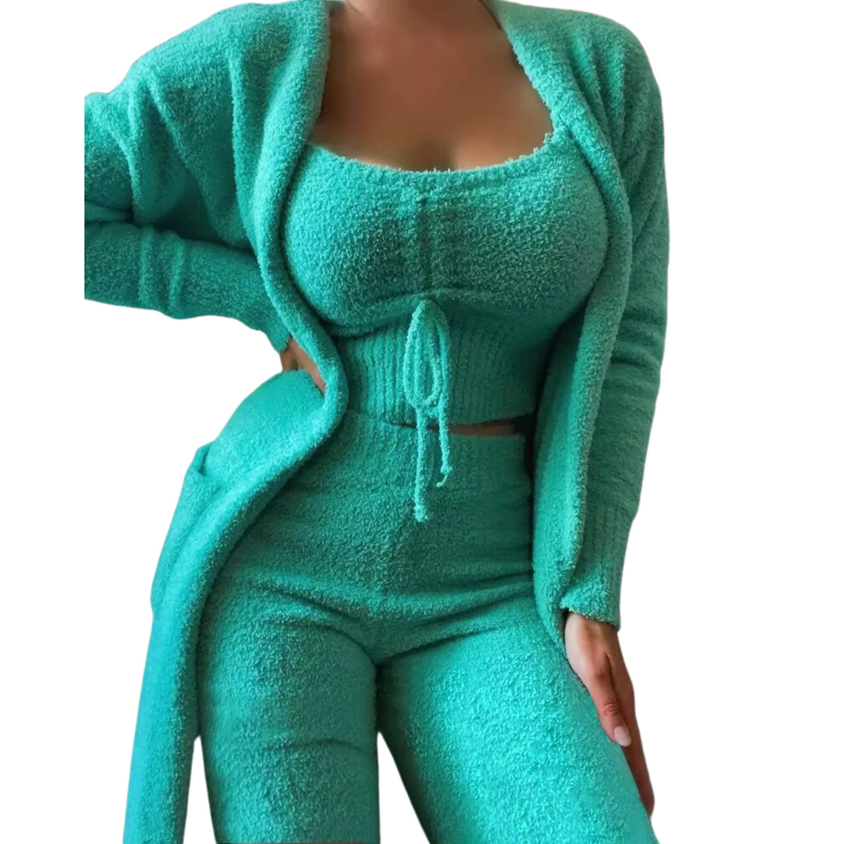 Cozy Velvet Sleepwear Set for Ladies