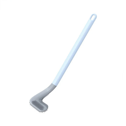 Sleek Silicone Toilet Brush with Innovative Triangular Head