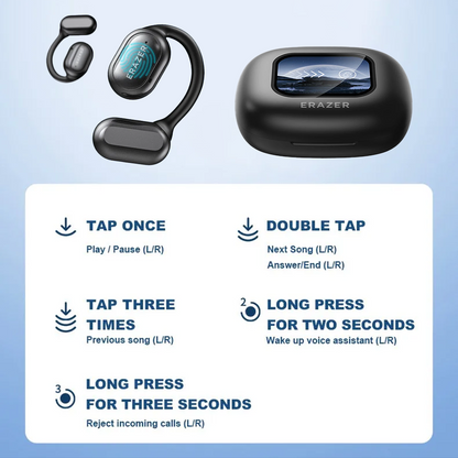 Smart Touch Bluetooth Headphones with AI Translator Feature