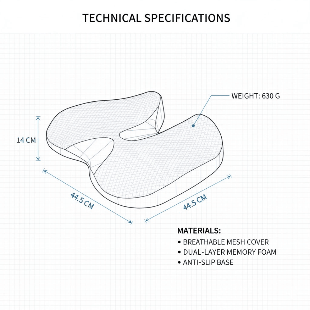 Memory Foam Cushion for Comfort Seating