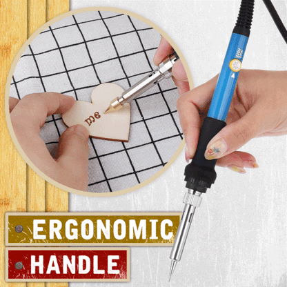 Creative Woodburning Kit with 28 Tips | Adjustable 200–450°C Temperature