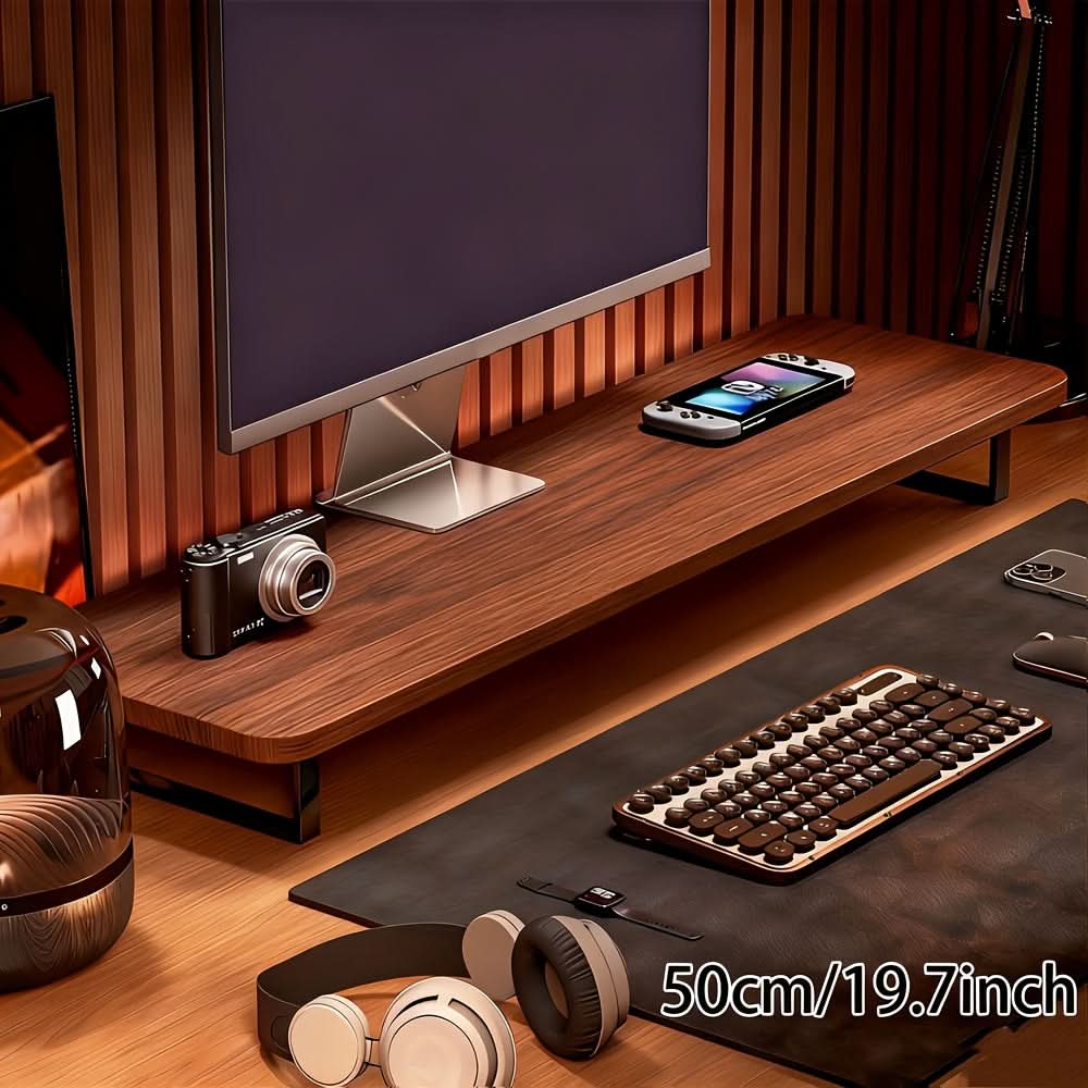 Sturdy Monitor Riser for Efficient Ergonomic Workstations