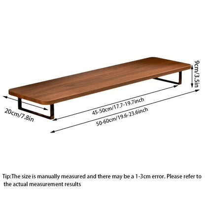 Sturdy Monitor Riser for Efficient Ergonomic Workstations