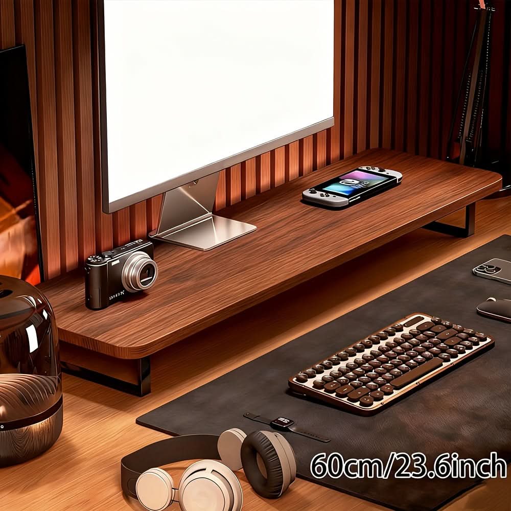 Sturdy Monitor Riser for Efficient Ergonomic Workstations