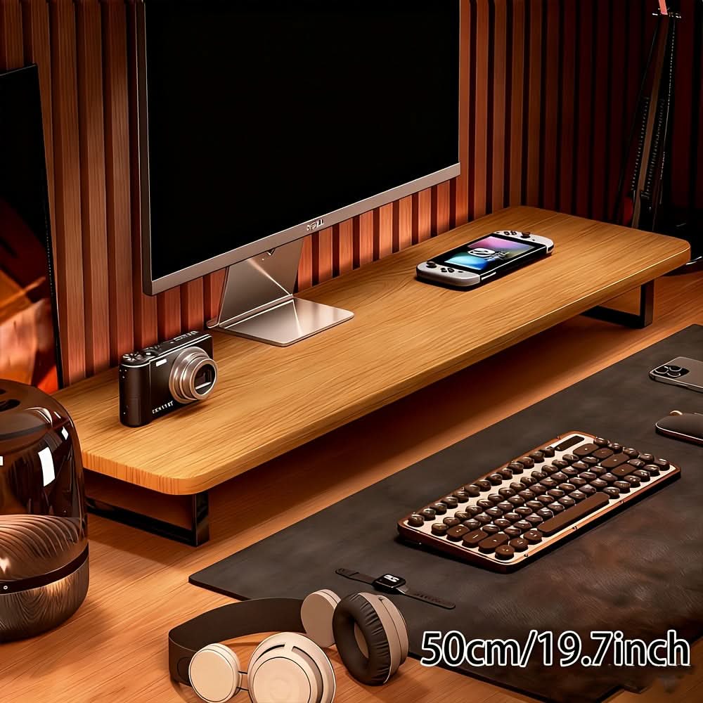 Sturdy Monitor Riser for Efficient Ergonomic Workstations