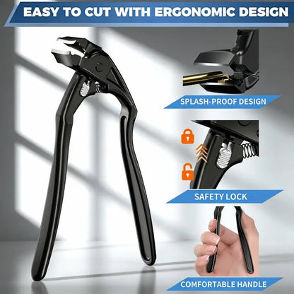 Precision Nail Clipper with Extended Grip & Angle Tip