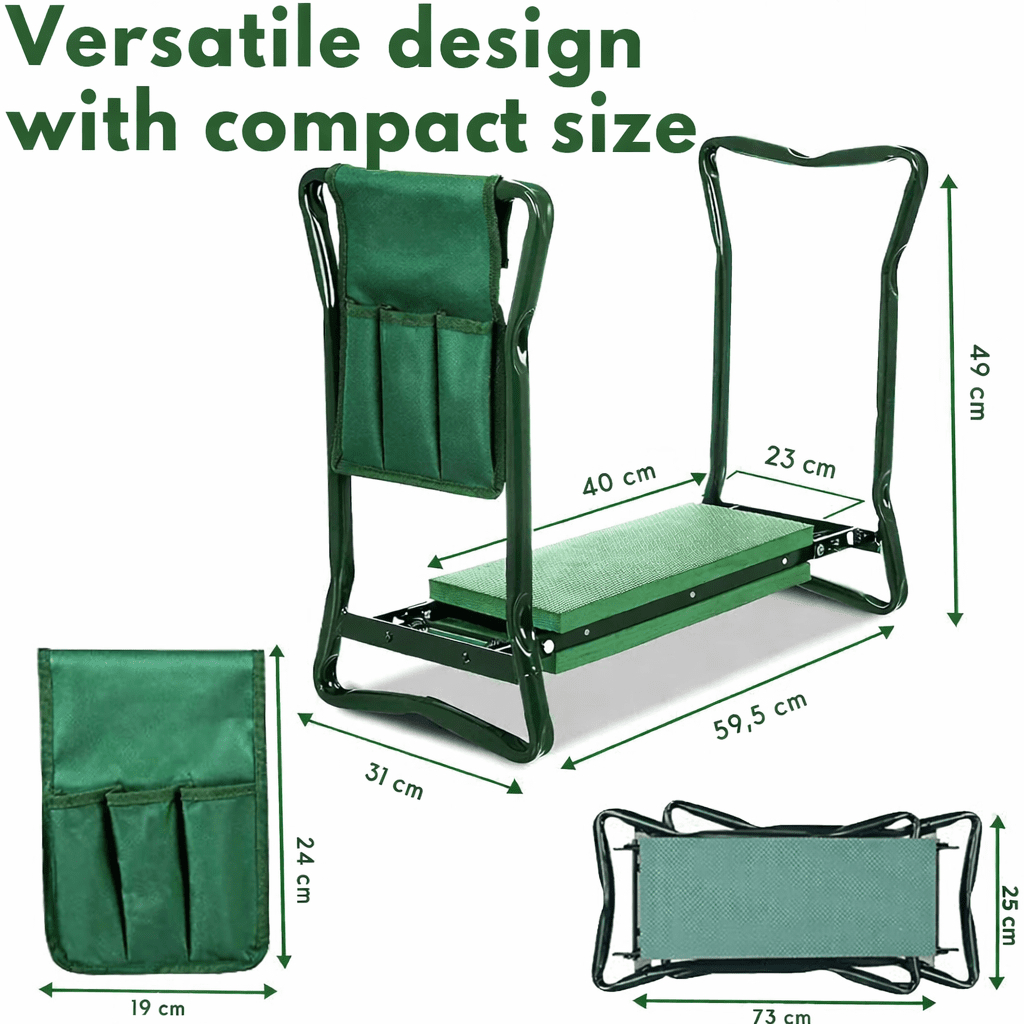 Compact 2-in-1 Garden Kneeler and Seat for Ultimate Comfort