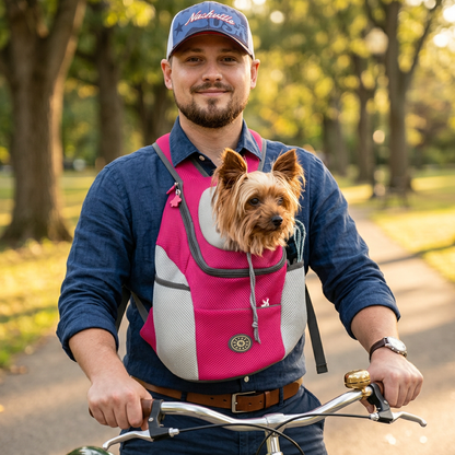 Ergonomic Dog Backpack Carrier with Soft Padding for Comfort