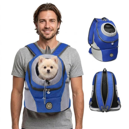 Ergonomic Dog Backpack Carrier with Soft Padding for Comfort