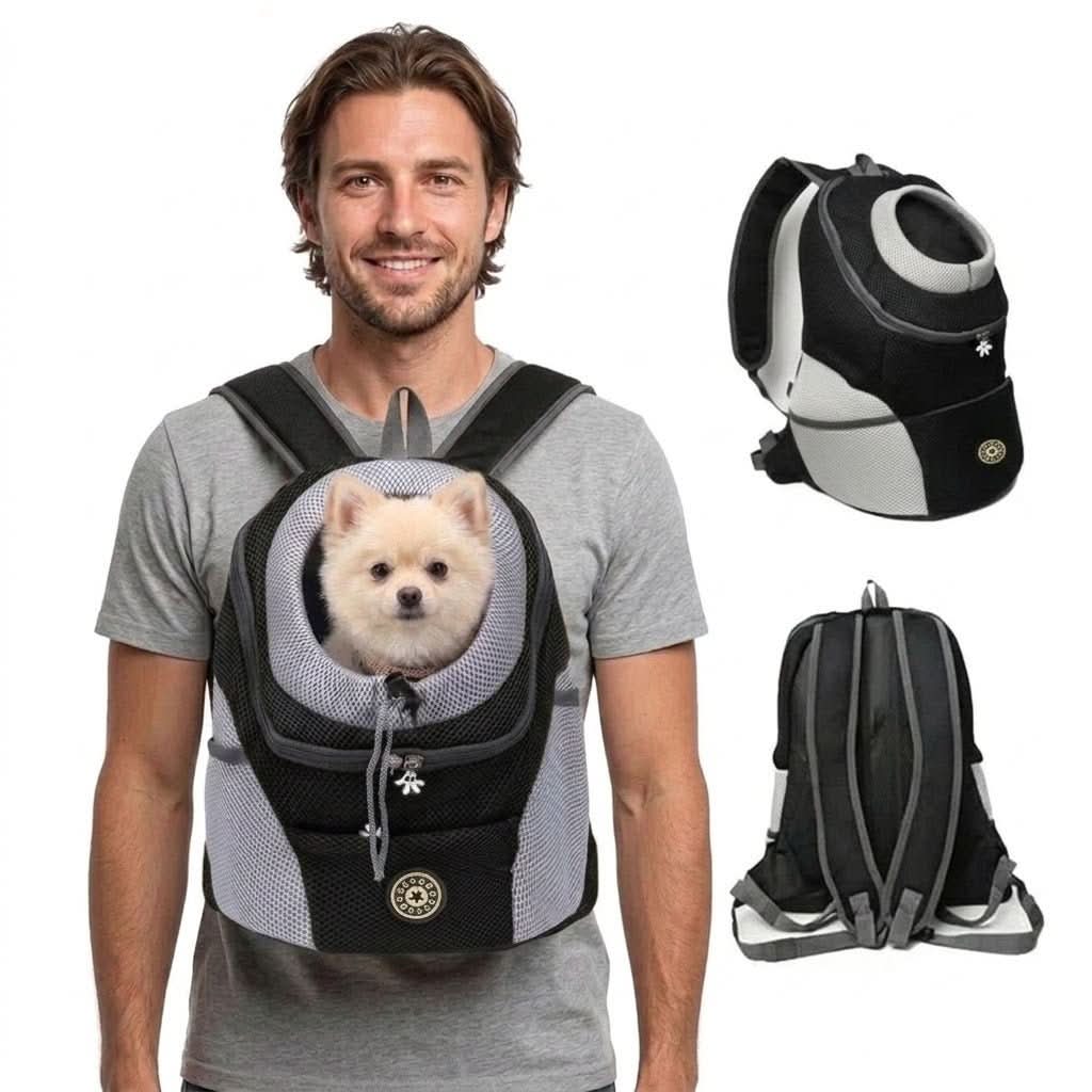 Ergonomic Dog Backpack Carrier with Soft Padding for Comfort