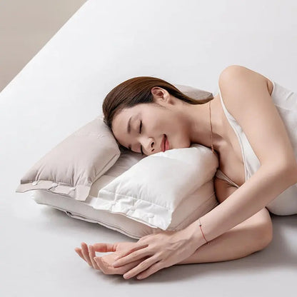 Neck Pillow with Adjustable Memory Foam