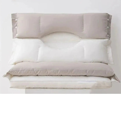 Neck Pillow with Adjustable Memory Foam