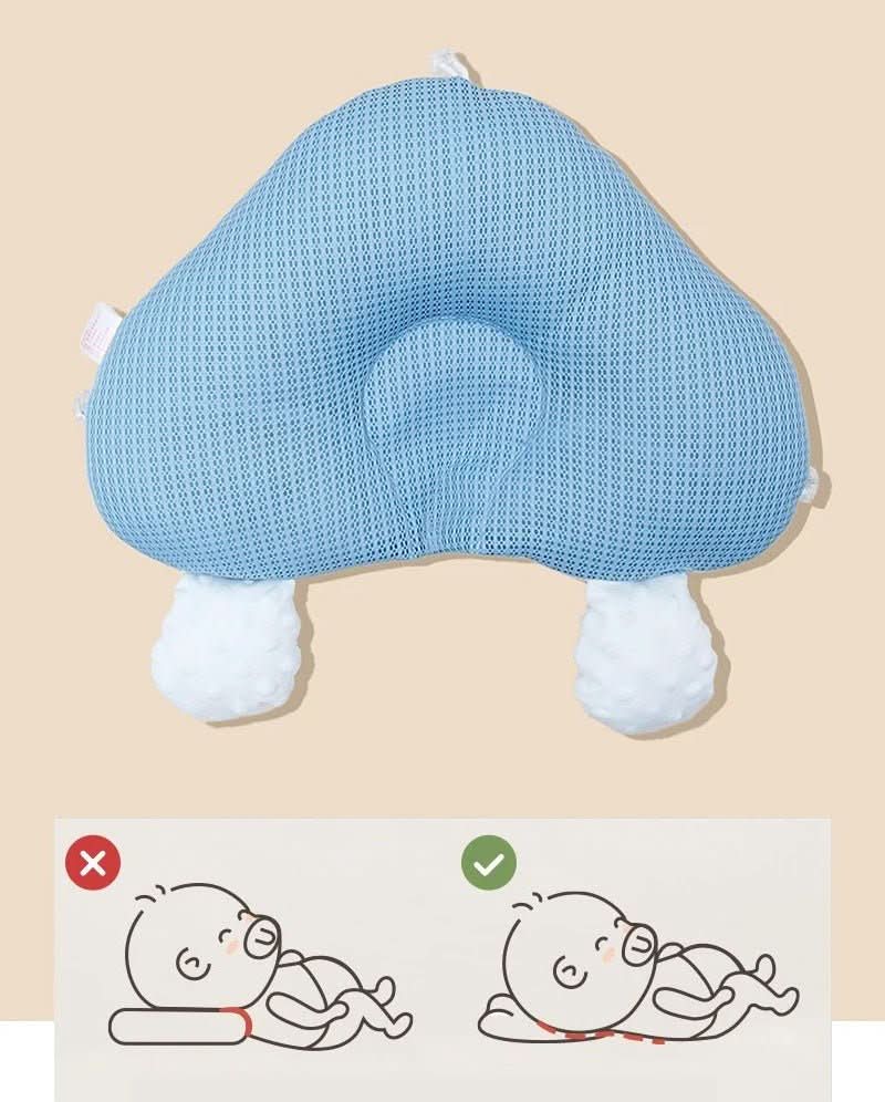 Ergonomic Baby Pillow for Gentle Support and Breathable Comfort