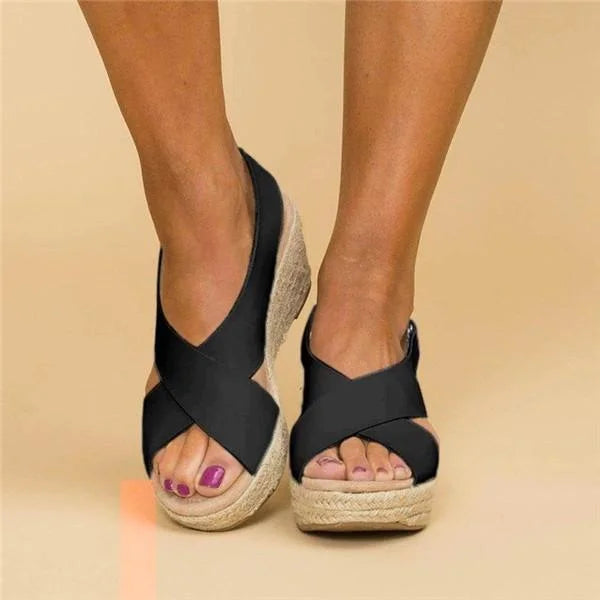 ComfortFlex Wedge Shoes for Women | Adaptive Straps & Supportive Footbed