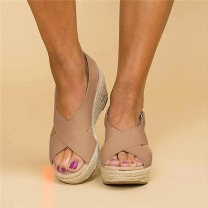 ComfortFlex Wedge Shoes for Women | Adaptive Straps & Supportive Footbed