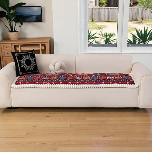 Bohemian-Inspired Quilted Slip-Resistant Sofa Protector
