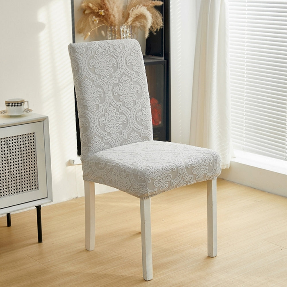 Sophisticated Jacquard Chair Cover for Elegant Spaces